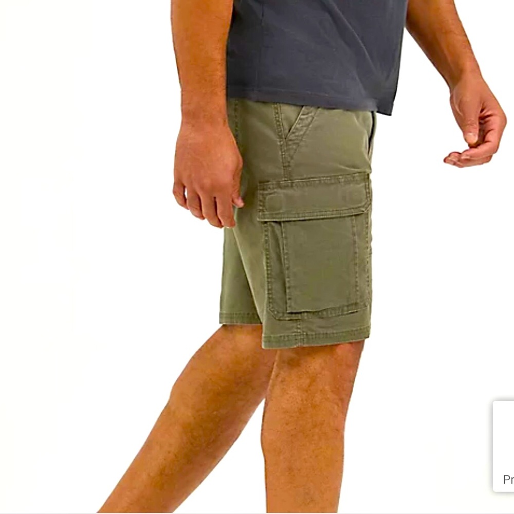 Men’s Size XL Hunter Green Denim Cargo Shorts